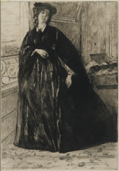 Finette, 1859. alkotó: James Abbott McNeill Whistler