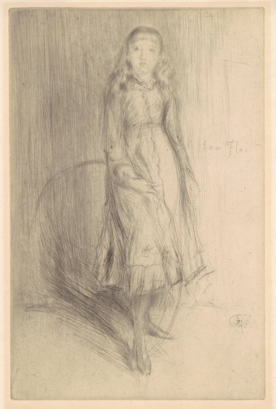 Florence Leyland, 1874. alkotó: James Abbott McNeill Whistler