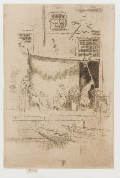 Gyümölcsbódé, 1879-1880. alkotó: James Abbott McNeill Whistler