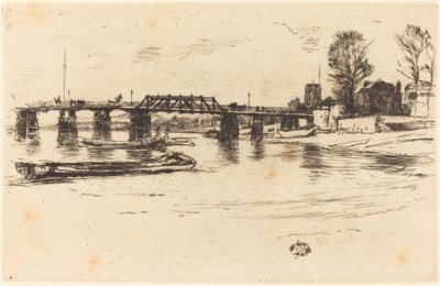 Fulham, 18781879. alkotó: James Abbott McNeill Whistler