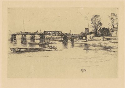 Fulham, 18781879. alkotó: James Abbott McNeill Whistler