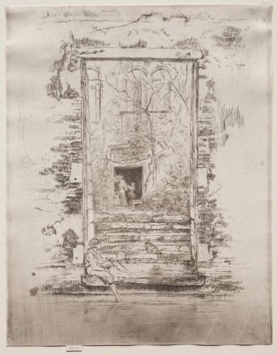Kert, 1886. alkotó: James Abbott McNeill Whistler