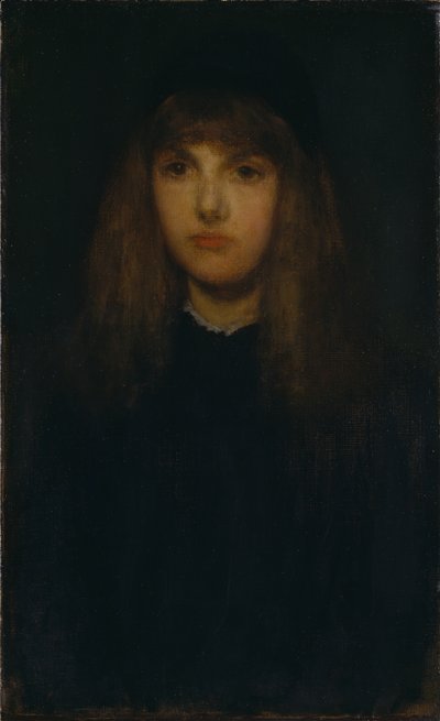 Lány feketében (Duzzogó Tom) alkotó: James Abbott McNeill Whistler