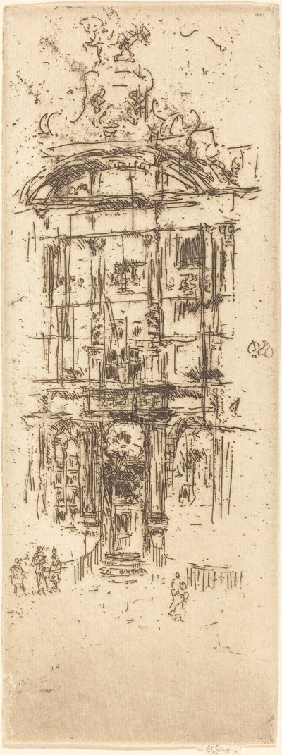 Aranyház, Brüsszel, 1887. alkotó: James Abbott McNeill Whistler