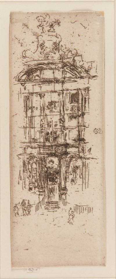 Aranyház, Brüsszel, 1887. alkotó: James Abbott McNeill Whistler