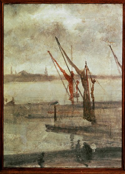 Szürke és ezüst, Chelsea Wharf alkotó: James Abbott McNeill Whistler