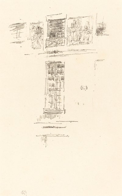 Hôtel Colbert, Windows, 1891. alkotó: James Abbott McNeill Whistler