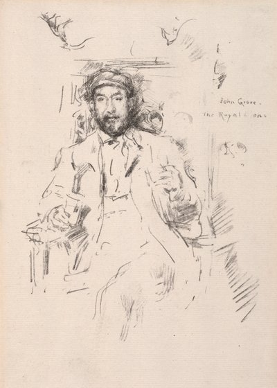 John Grove, 1895. alkotó: James Abbott McNeill Whistler