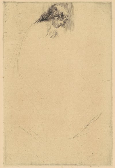 Jo hajlott feje, 1861. alkotó: James Abbott McNeill Whistler