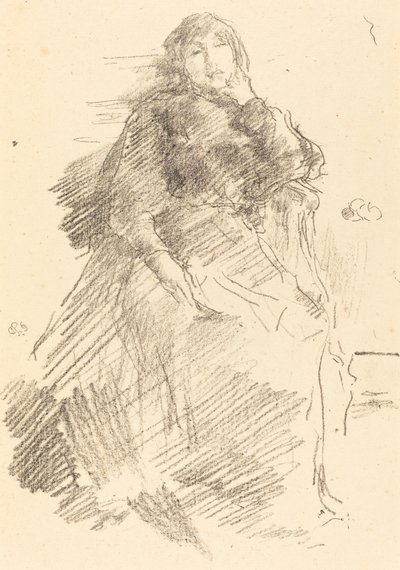A szép lusta hölgy, 1894. alkotó: James Abbott McNeill Whistler