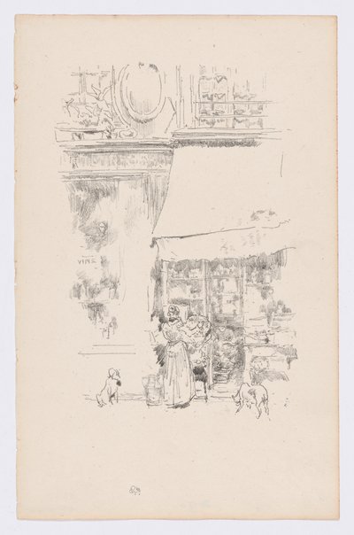 La Fruitière de la rue de Grenelle alkotó: James Abbott McNeill Whistler