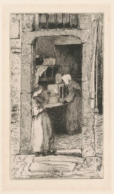 A mustárárus, 1858. alkotó: James Abbott McNeill Whistler