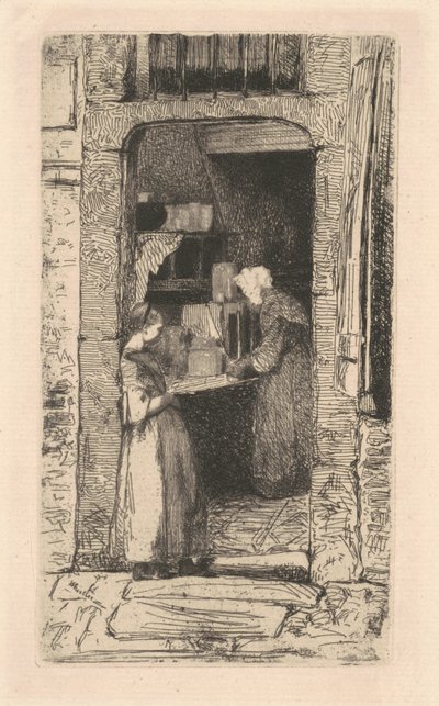 A mustárárus, 1858. alkotó: James Abbott McNeill Whistler