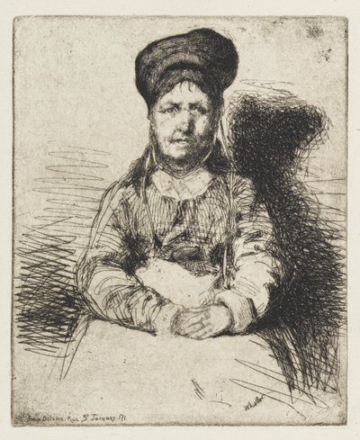 Rétameuse, 1858. alkotó: James Abbott McNeill Whistler