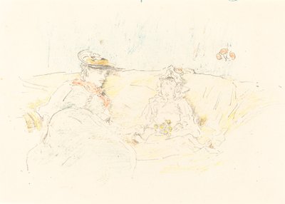 Hölgy és gyermek, 1892. alkotó: James Abbott McNeill Whistler