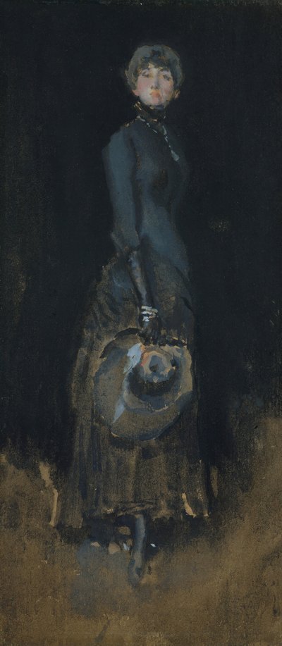 Lady in Gray, kb. 1883. alkotó: James Abbott McNeill Whistler