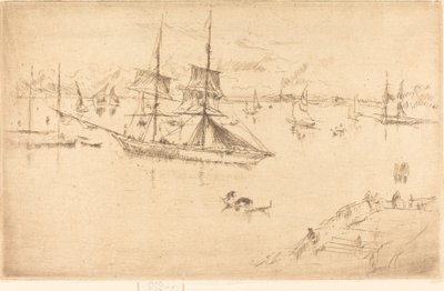 Lagúna: Dél, 18791880. alkotó: James Abbott McNeill Whistler