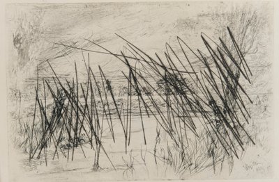 Táj egy halászsal, 1861. alkotó: James Abbott McNeill Whistler
