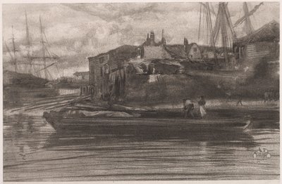 Limehouse, 1878. alkotó: James Abbott McNeill Whistler