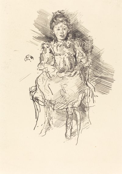 Kis Dorothy, 1896. alkotó: James Abbott McNeill Whistler