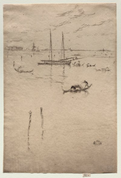 Kis Lagúna. alkotó: James Abbott McNeill Whistler