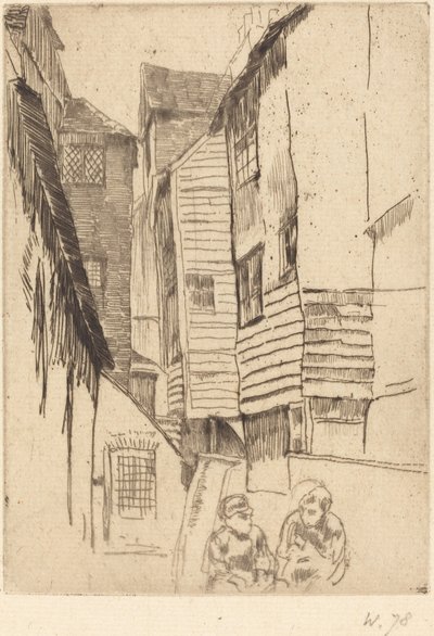 Little Smithfield, c. 1877. alkotó: James Abbott McNeill Whistler