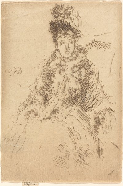 Lenoir kisasszony, c. 1887. alkotó: James Abbott McNeill Whistler