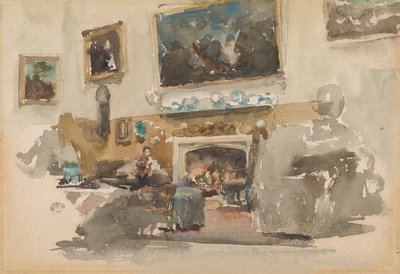 Moreby Hall, 1882-1884. alkotó: James Abbott McNeill Whistler