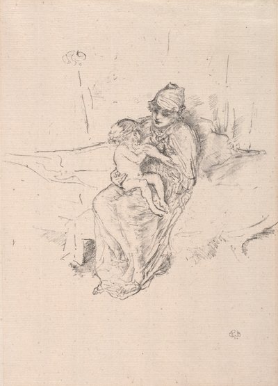 Anya és gyermeke, 1. sz. alkotó: James Abbott McNeill Whistler