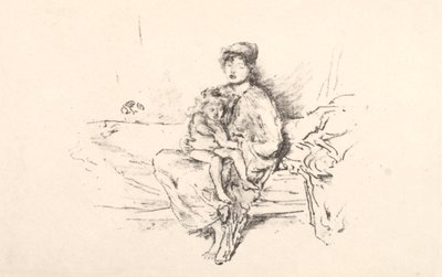 Anya és Gyermeke, 1890. 2. sz. alkotó: James Abbott McNeill Whistler