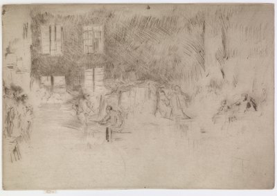 Muránói üvegkemence, 1879-1880. alkotó: James Abbott McNeill Whistler