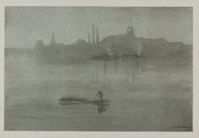 Nocturne, 1878, megjelent 1887 alkotó: James Abbott McNeill Whistler