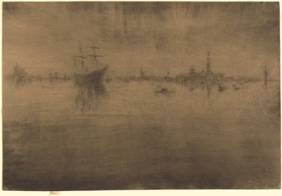 Nocturne, 18791880. alkotó: James Abbott McNeill Whistler
