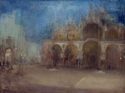 Nocturne, Kék és arany, Szent Márk, Velence alkotó: James Abbott McNeill Whistler