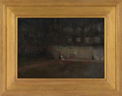 Nocturne: 1872-77 körül (olaj, vászon). alkotó: James Abbott McNeill Whistler