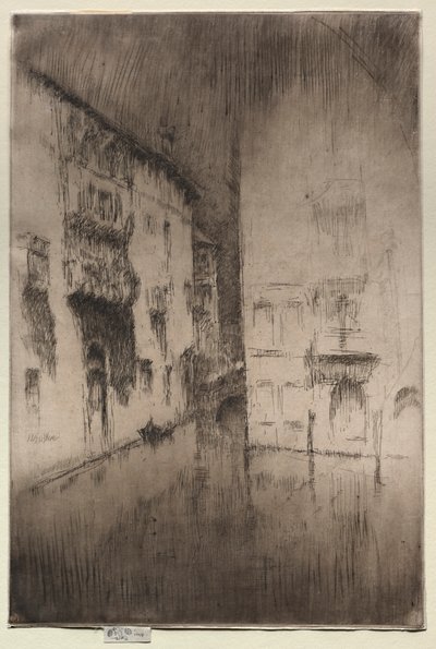 Noktürn: Paloták, 1886. alkotó: James Abbott McNeill Whistler