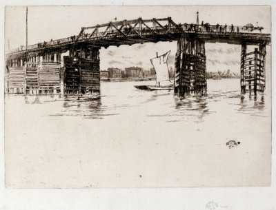 Régi Battersea híd alkotó: James Abbott McNeill Whistler