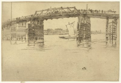 Régi Battersea híd alkotó: James Abbott McNeill Whistler