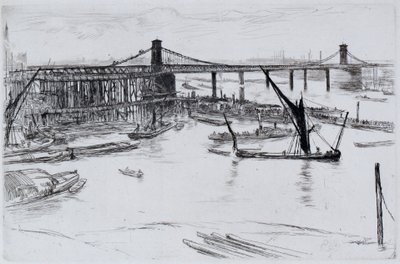 Régi Hungerford híd alkotó: James Abbott McNeill Whistler