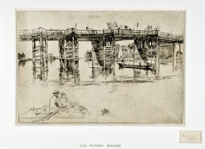 Régi Putney híd alkotó: James Abbott McNeill Whistler