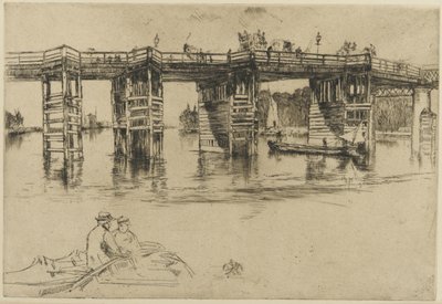 Régi Putney híd alkotó: James Abbott McNeill Whistler
