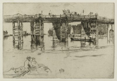 Régi Putney híd alkotó: James Abbott McNeill Whistler