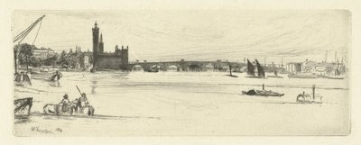 Régi Westminster híd Tizenhat rézkarc a Temzéről és más témákról szóló jelenetekből (sorozat címe) alkotó: James Abbott McNeill Whistler