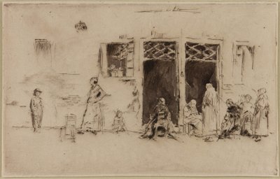 Öregasszonyok, 1879-1880. alkotó: James Abbott McNeill Whistler