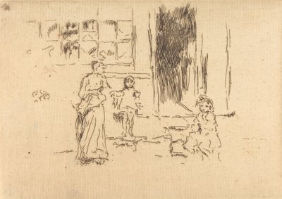 Petticoat Lane, c. 18861888. alkotó: James Abbott McNeill Whistler
