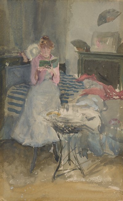 Pink Note - The Novelette, 1883-1884. alkotó: James Abbott McNeill Whistler