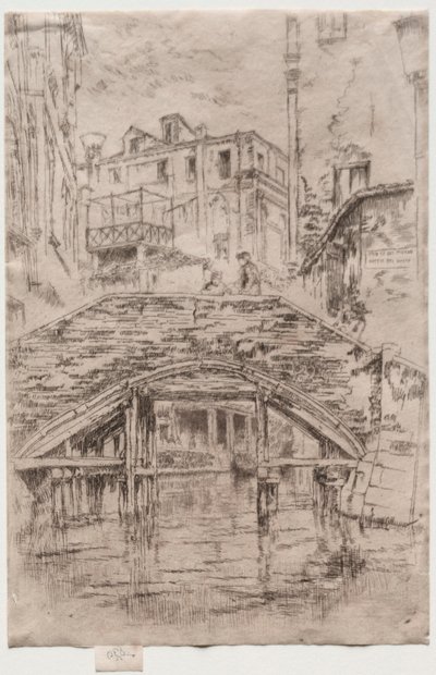 Piovan híd, 1886. alkotó: James Abbott McNeill Whistler
