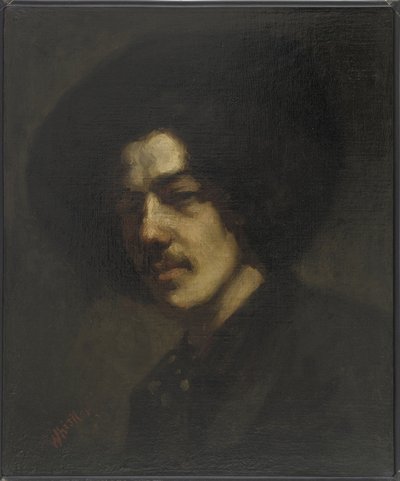 Whistler kalapos portréja, 1857-59 alkotó: James Abbott McNeill Whistler