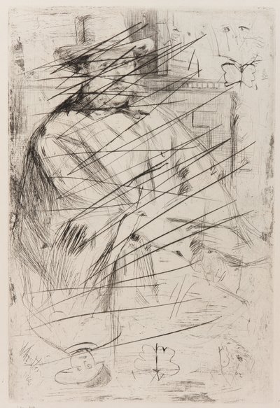 Férfi portré, alkotó: James Abbott McNeill Whistler