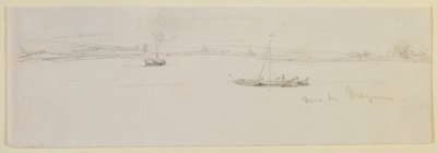 Mainz mellett, 1858. alkotó: James Abbott McNeill Whistler